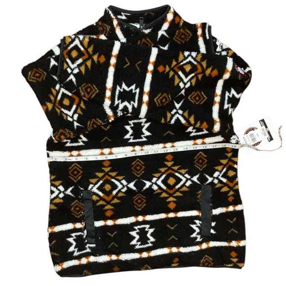 Canada Weather Gear NWT black patterned quarter zip jacket - Picture 5 of 11